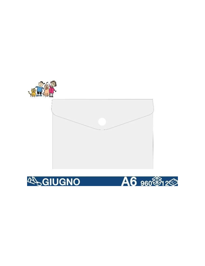 TRANSPARENT DOCUMENT ENVELOPE 15x11 A6