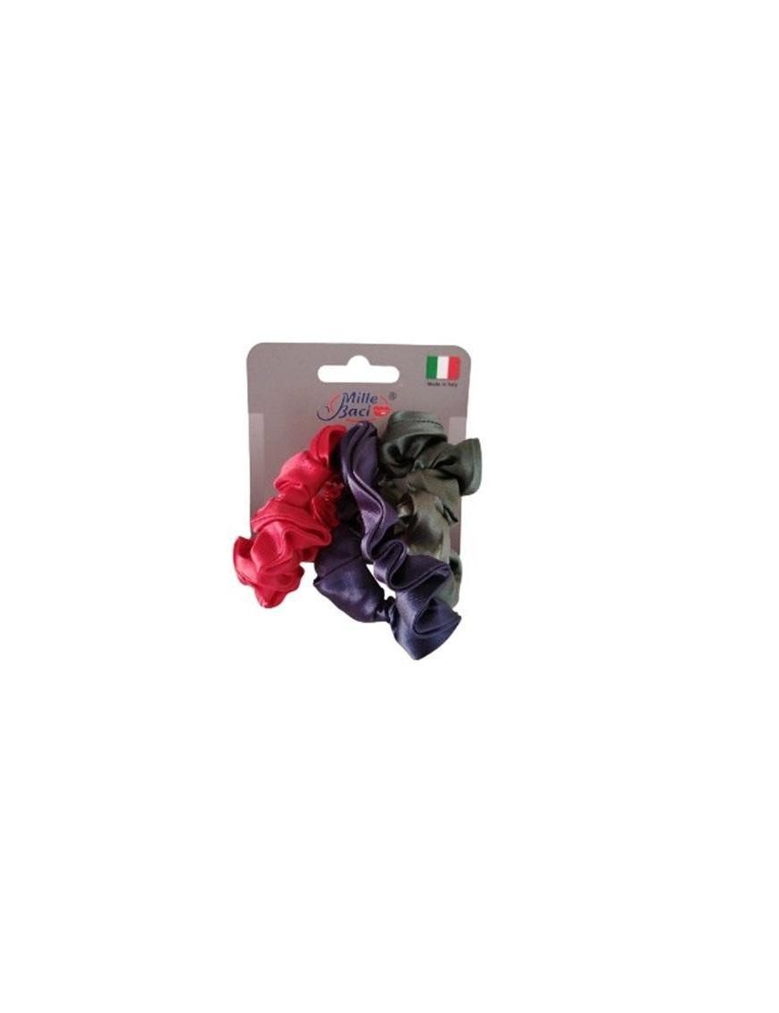 ELASTICO FERMACODA COLORI ASSORTITI 3 PEZZI