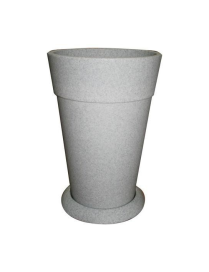 VASO CON FASCIA GRANITO 41x69 CENTIMETRI