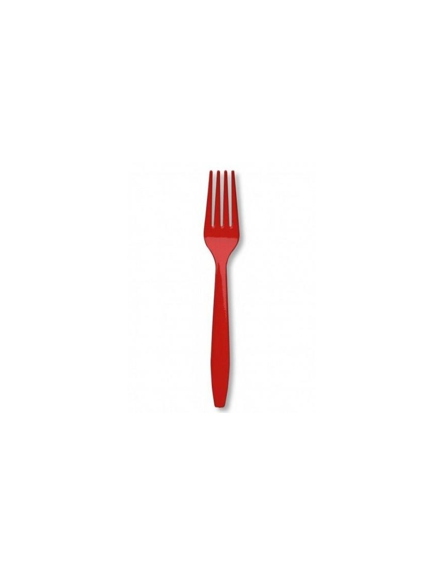 FORCHETTE SMILE COLORE ROSSO 15 PEZZI