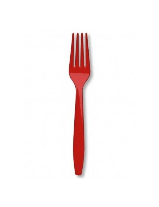 FORCHETTE SMILE COLORE ROSSO 15 PEZZI