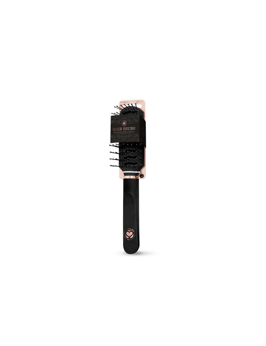 RECTANGULAR BLACK HAIRBRUSH