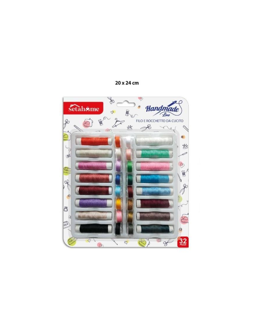 SPOLETTE ASSORTITE 32pezzi linea cucito
