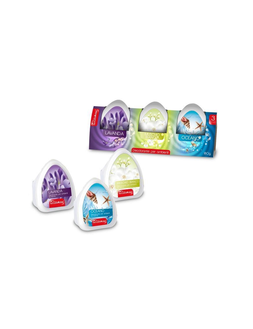 DEO AMBIENTE 60ml 3 pieces LAVENDER/OCEAN/MOSS