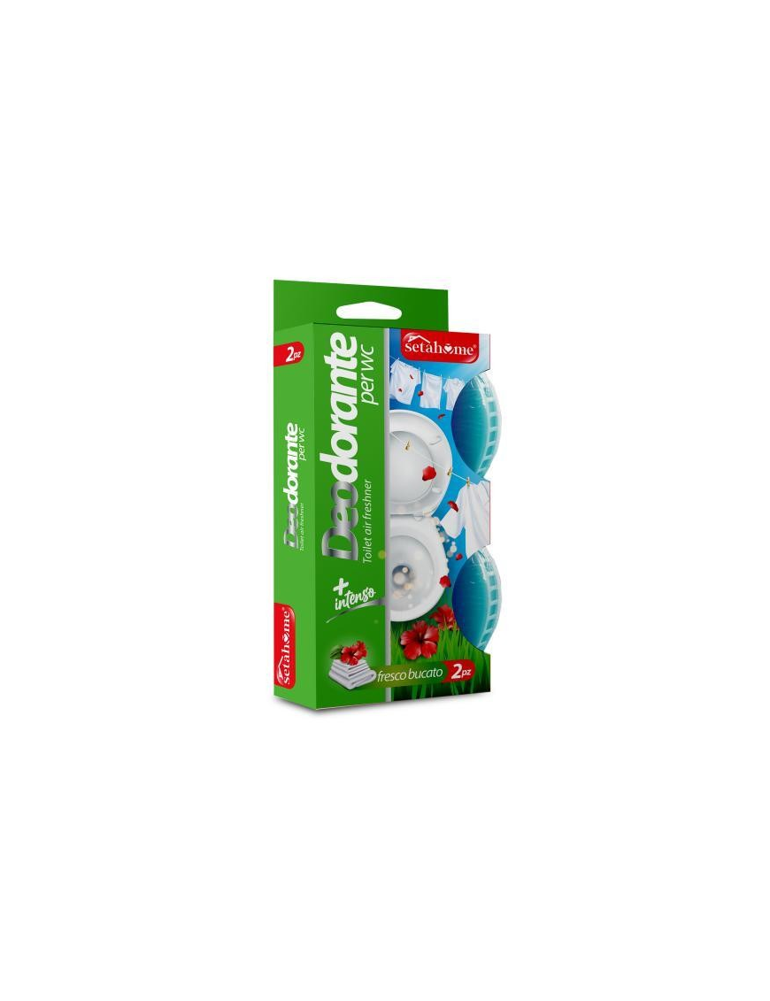 DEO AMBIENTE BAGNO 25gr x 2pezzi FRESCO