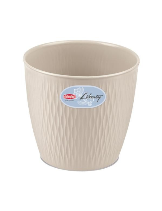LIBERTY VASE diameter 20 BEIGE