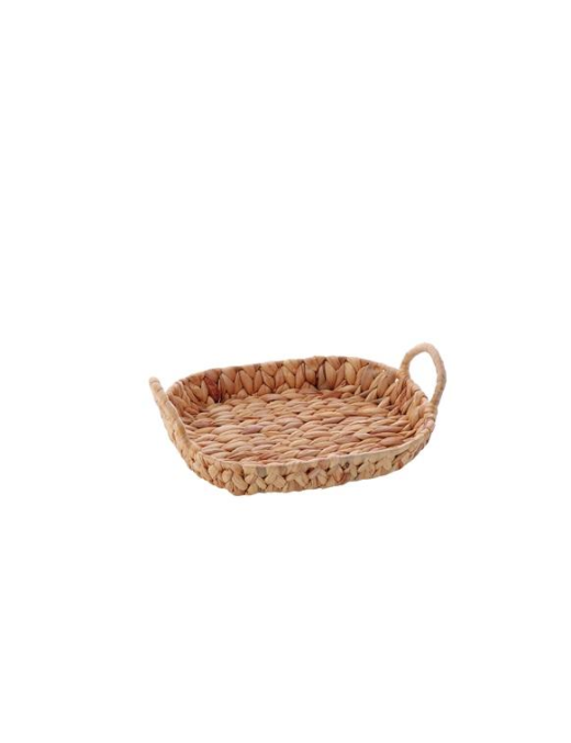OVAL HYACINTH TRAY 31x23x10 CENTIMETERS