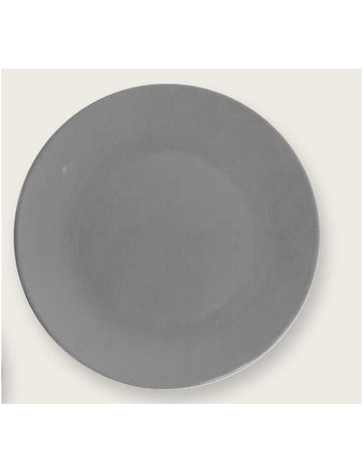 SOLID COLOR GRAY DINNER PLATE 26 CM