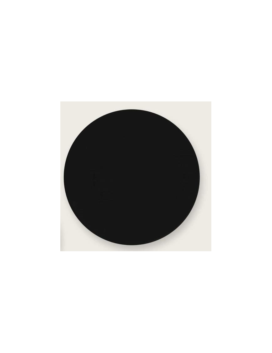 SOLID COLOR BLACK FRUIT PLATE 20 CM