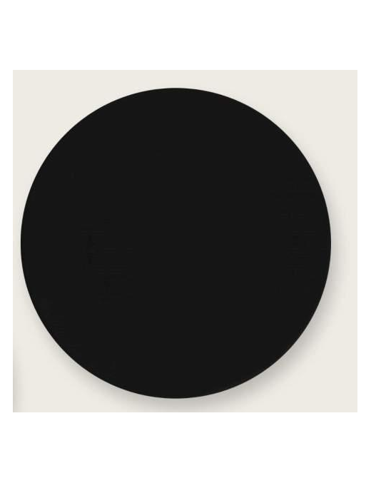 SOLID COLOR BLACK FRUIT PLATE 20 CM