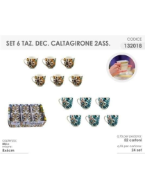 SERV.CAFFE' CALTAGIRONE 6pz S/P  $$