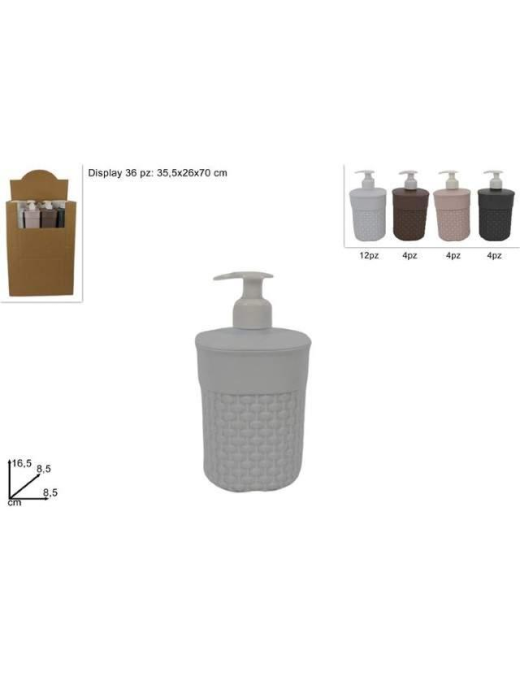 DISPENSER PER SAPONE PLASTICA SHABBY