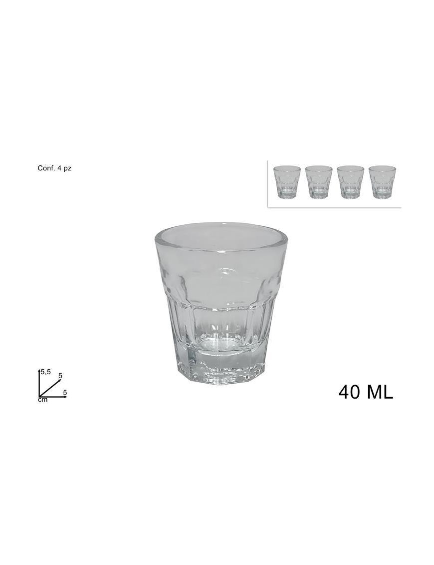 ST GLASS GLASSES 4 PIECES