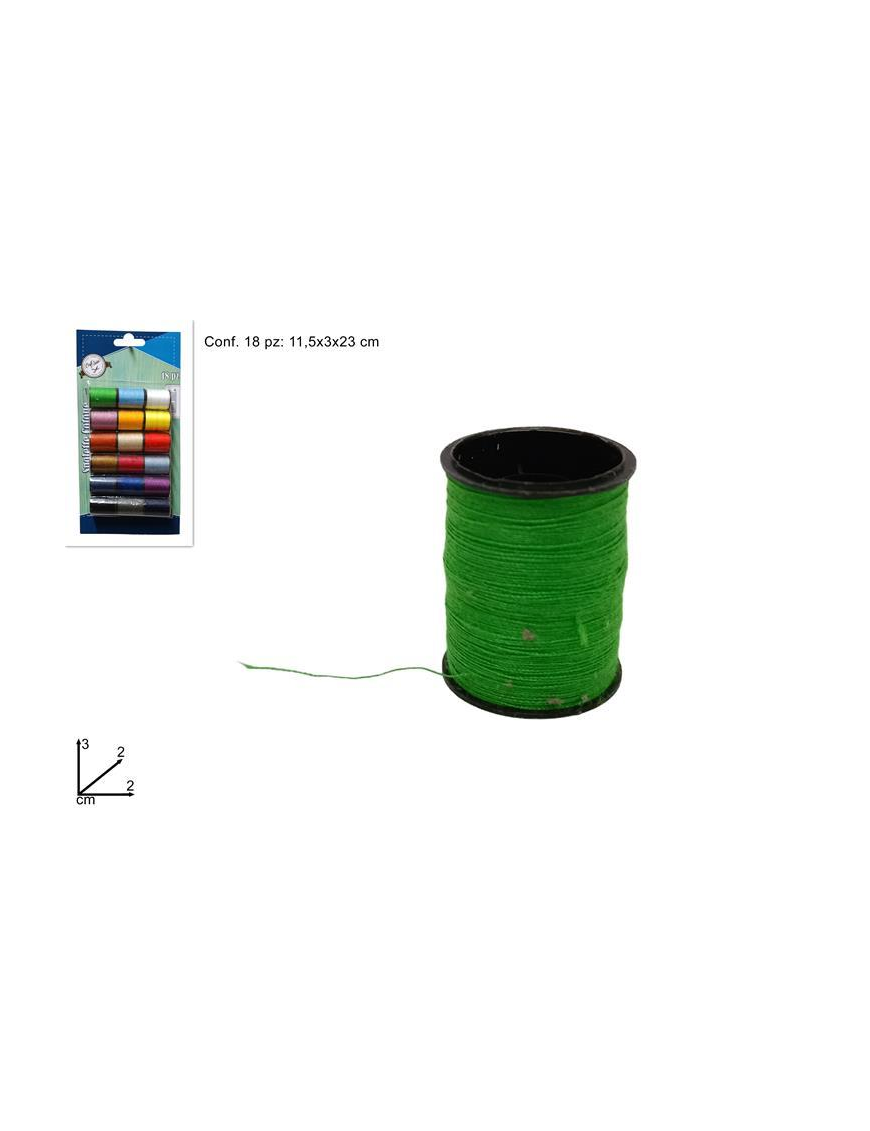 SEWING COTTON SPOOLS 18 PIECES