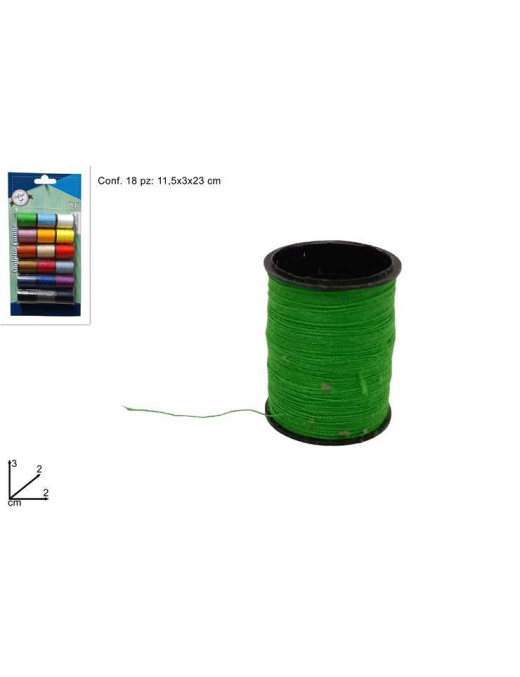 SEWING COTTON SPOOLS 18 PIECES