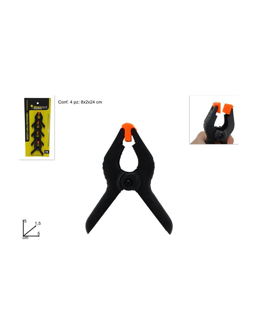 SPRING CLAMPS 5 CENTIMETERS 4 PIECES