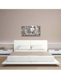 SHINY QUADRO 62x115 INDIAN ARGENTO $$