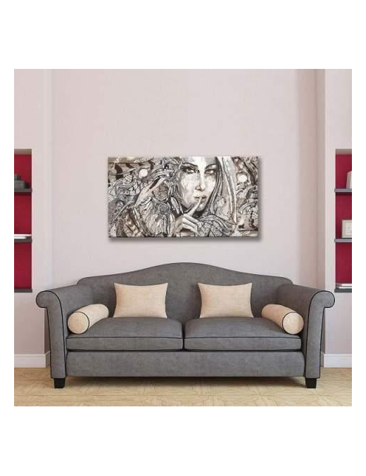 SHINY QUADRO 62x115 INDIAN ARGENTO $$