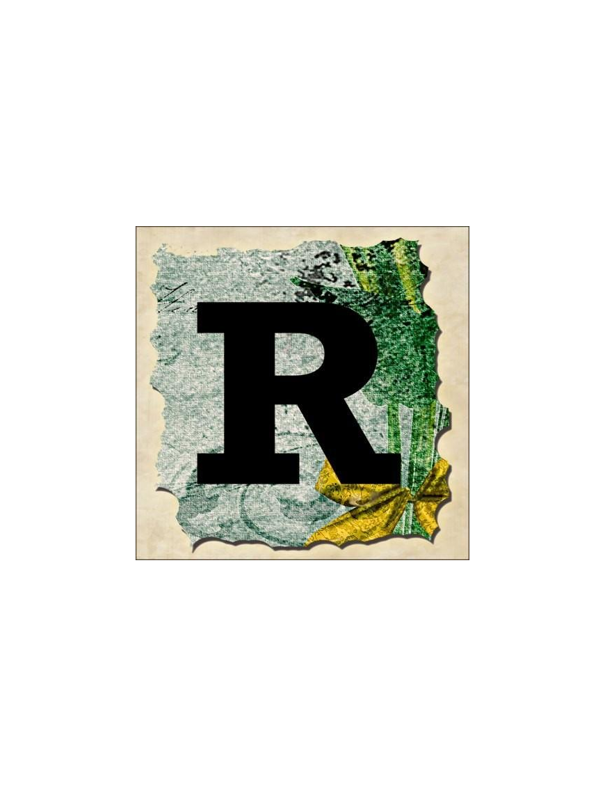 SPRINT LETTERING VINTAGE 16X16CM "R" $$