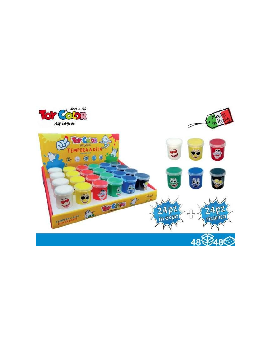 COLORE A TEMPERA A DITA 80ml