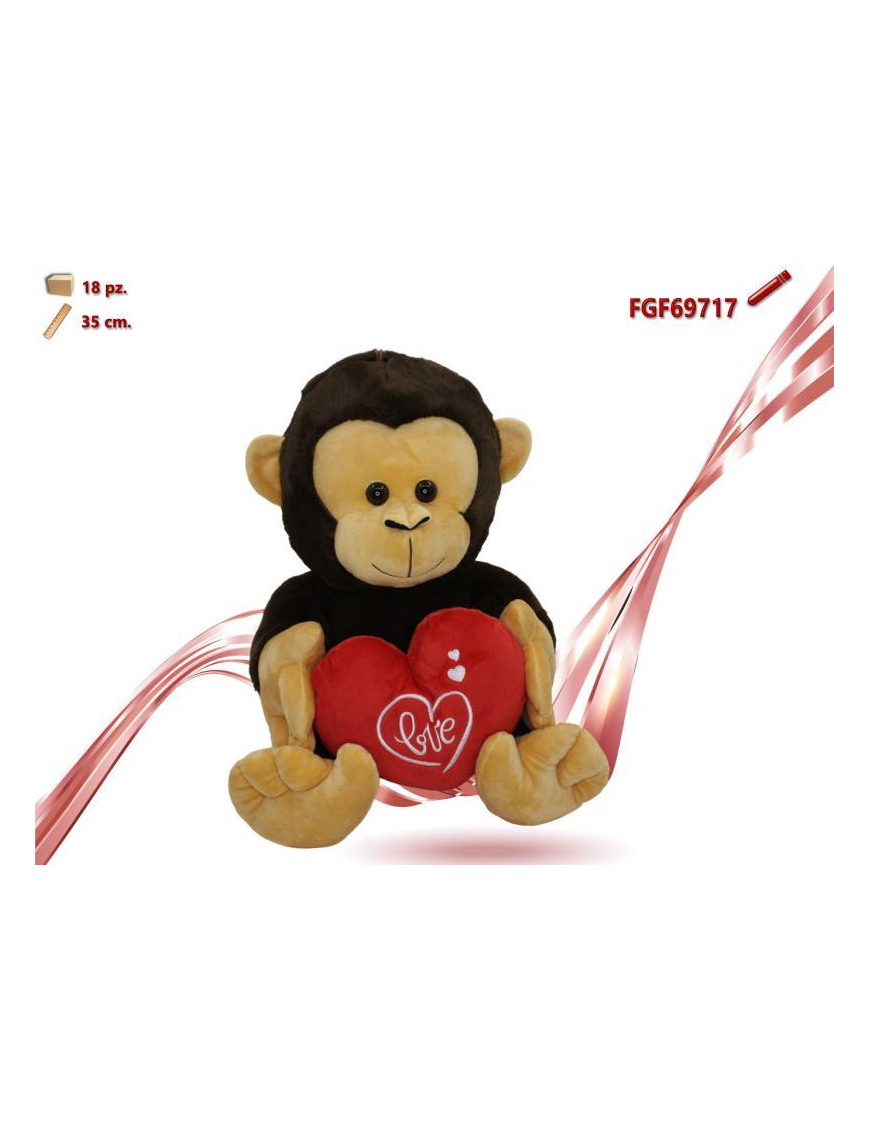 SCIMMIA PELUCHE 35cm