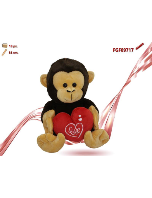 SCIMMIA PELUCHE 35cm