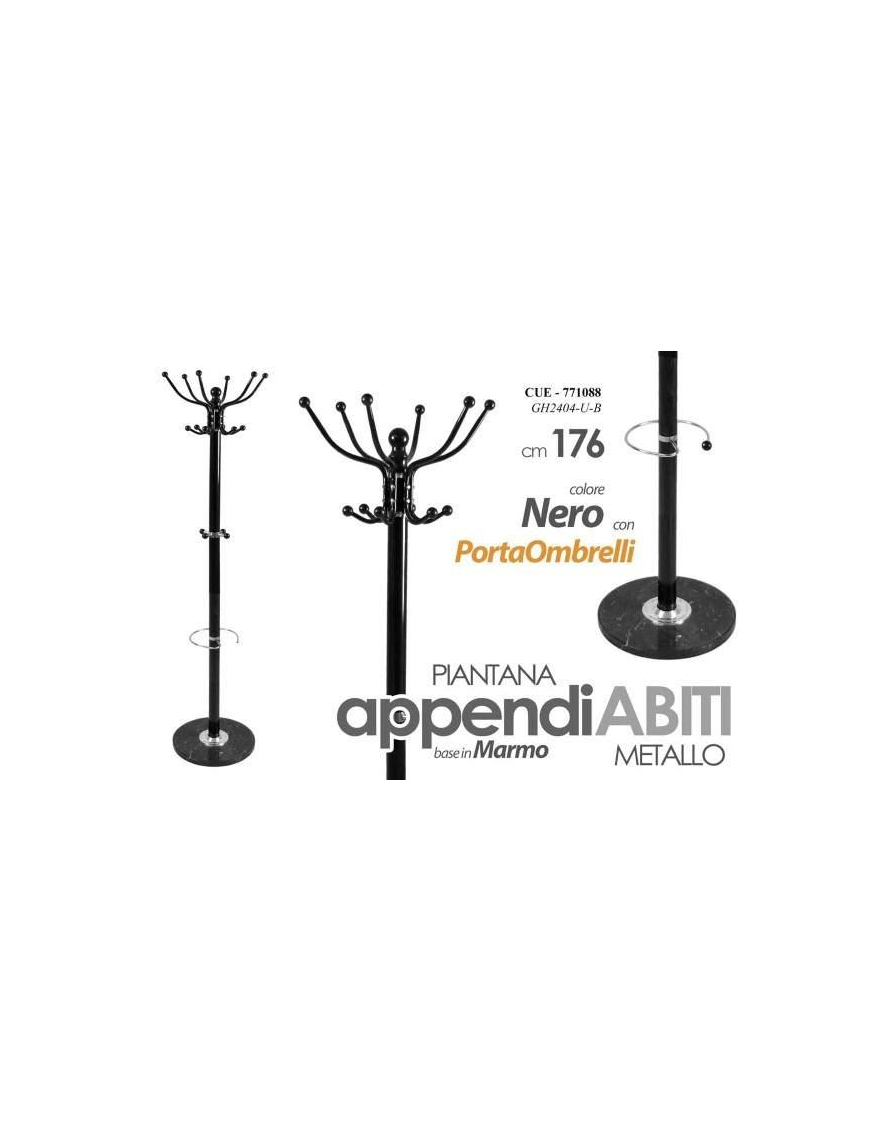 BLACK CLOTH HANGER 176cm