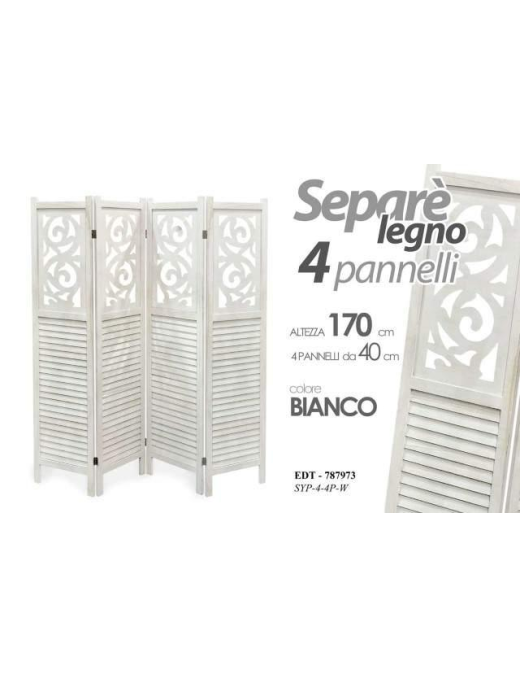SEPARE' 4 WHITE PANELS