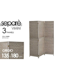 SEPARE' 3 PANNELLI GRIGIO 135x180cm