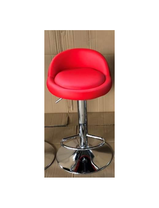 RED MDF STOOL