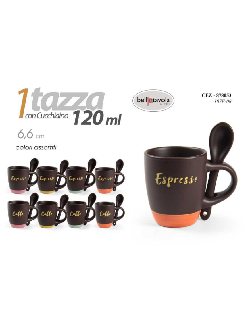 TAZZA CON CUCCHIAINO 120ml