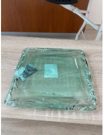 GLASS PLATE 21cm