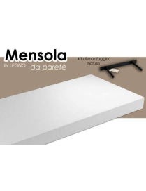 WHITE SHELF 60x25cm