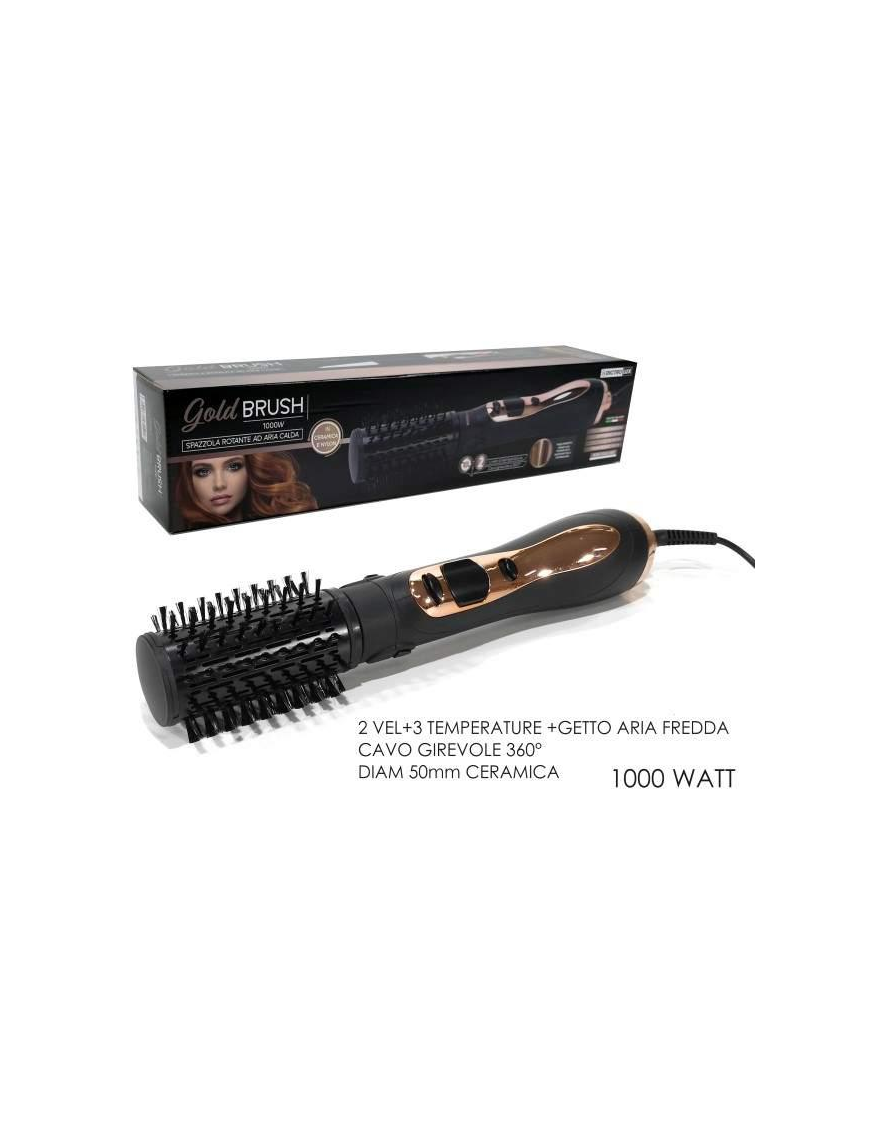 DICTROLUX SPAZZOLA CAPELLI 1000W ROTANTE