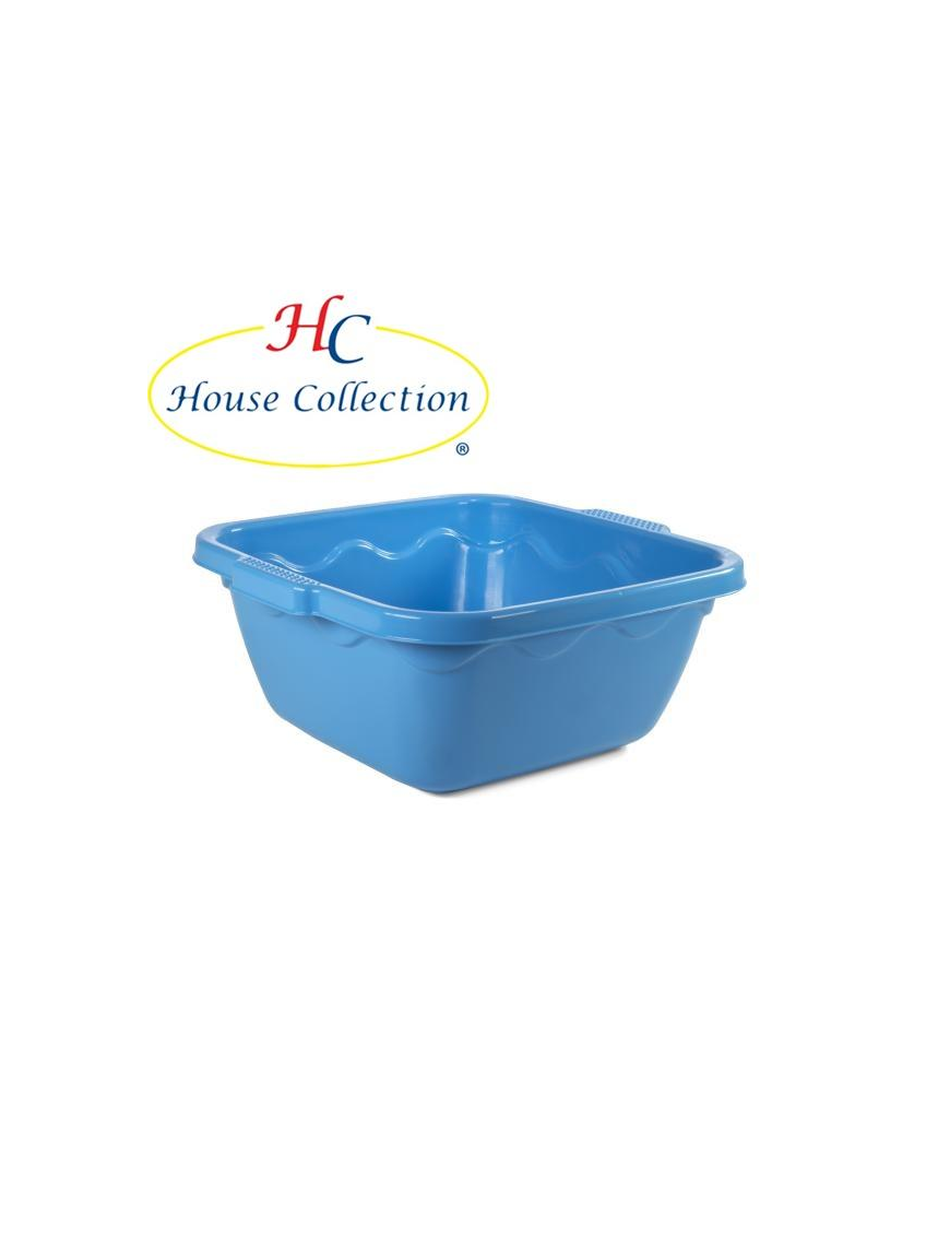 SQUARE BASIN 30cm LIGHT BLUE