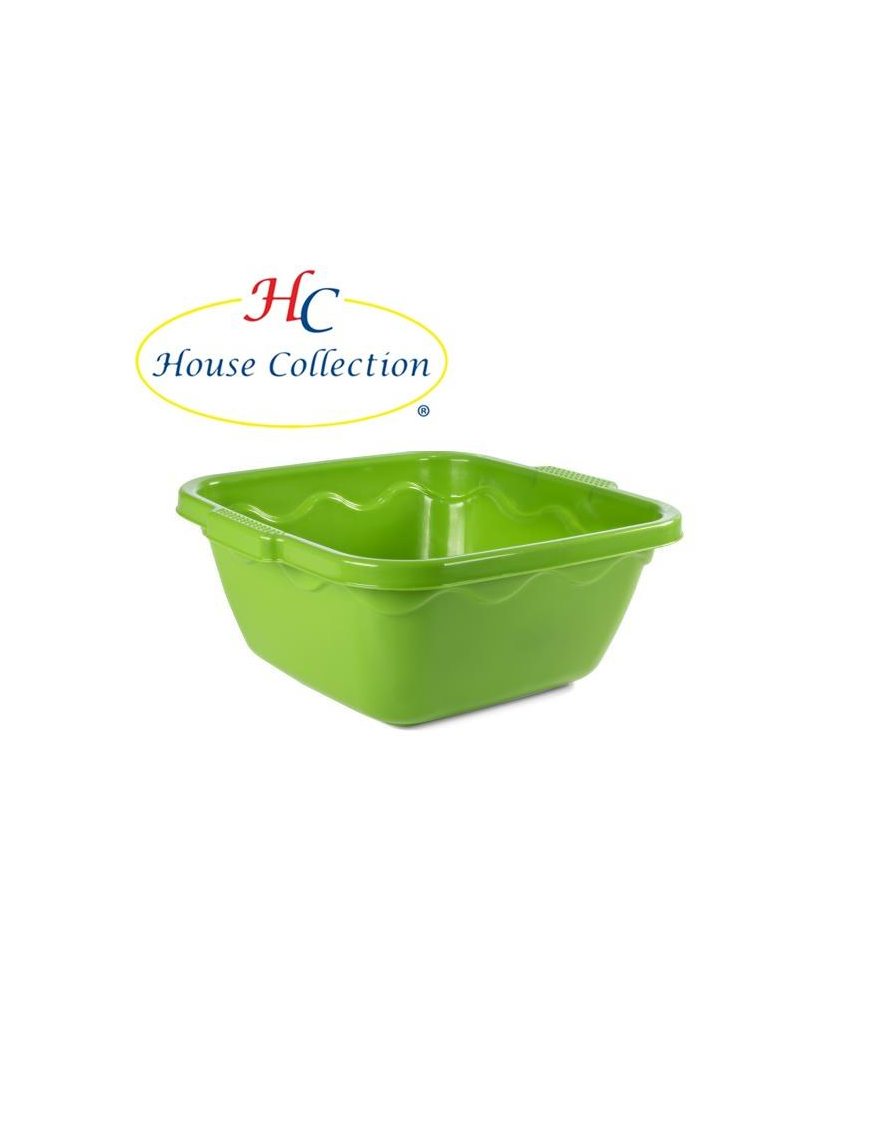 SQUARE BASIN 38cm GREEN