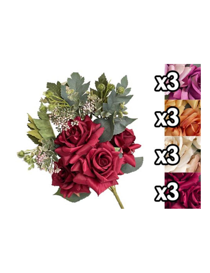 MAZZO ROSE ELEGANT 50 CENTIMETRI