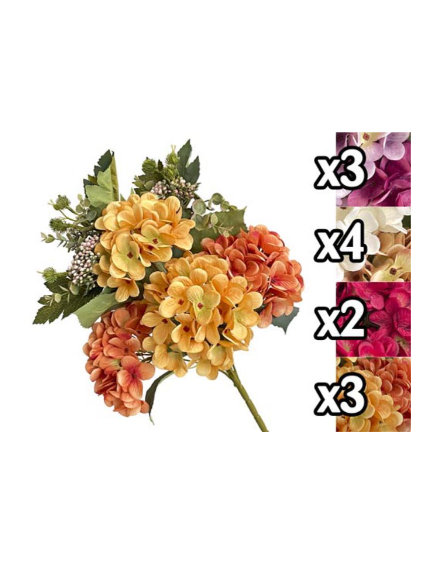 ELEGANT HYDRANGEA BOUQUET 52 CENTIMETERS