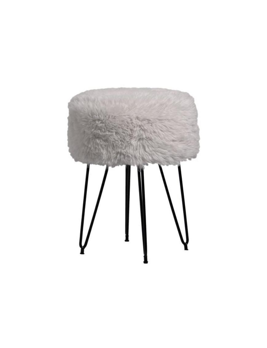 POUF ALASKA 35x43 CENTIMETRI GRIGIO