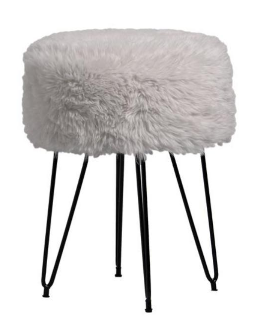 POUF ALASKA 35x43 CENTIMETRI GRIGIO
