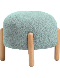 POUF BOUCLE 41x36 CENTIMETRI TIFFANY