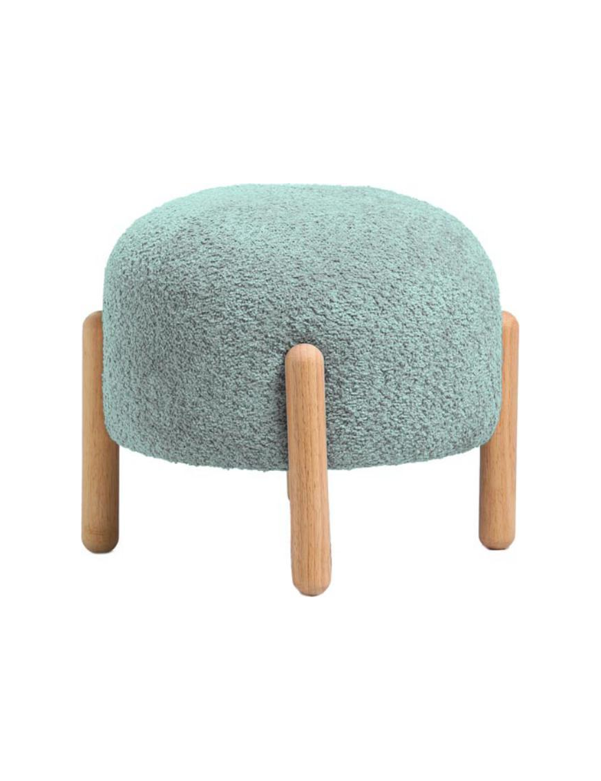 POUF BOUCLE 41x36 CENTIMETRI TIFFANY
