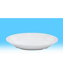 OVAL WHITE TRAY 23x18x3.6 CENTIMETERS