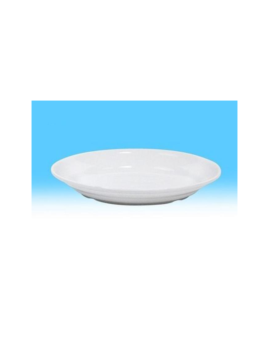 VASSOIO BIANCO OVALE 23x18x3,6 CENTIMETRI