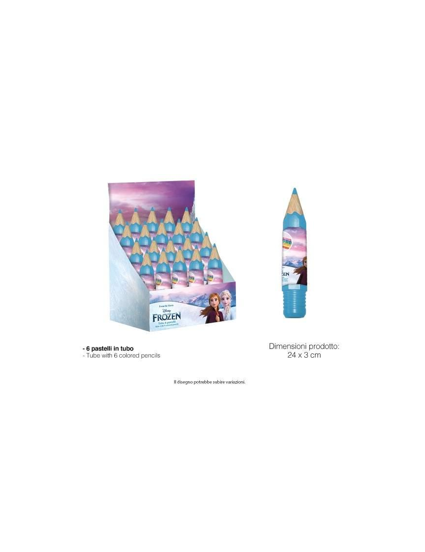 FROZEN PENCIL COLORS 6 pieces TUBE