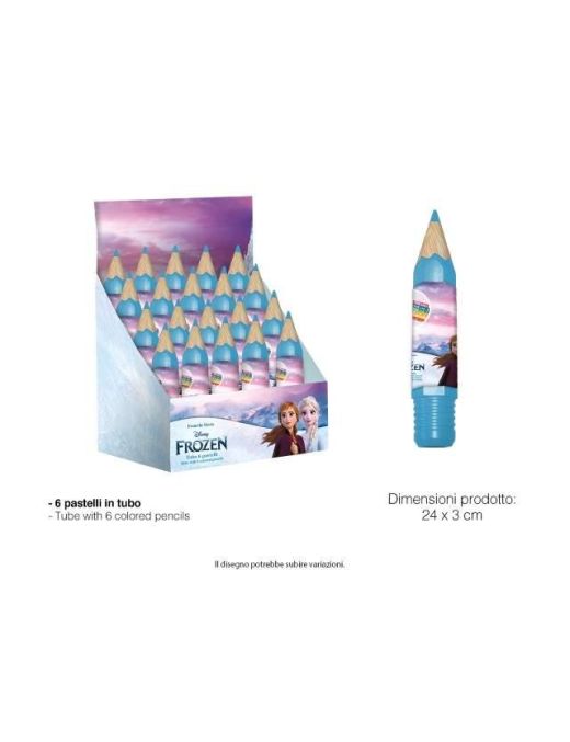 FROZEN PENCIL COLORS 6 pieces TUBE