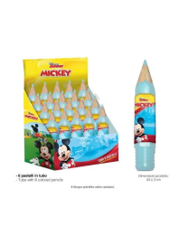 MICKEY PENCIL COLORS 6 pieces TUBE