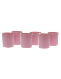 WATER GLASSES 6 pieces PINK