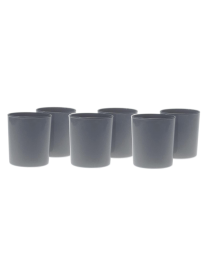 BICCHIERI DA ACQUA 6pezzi GRIGIO
