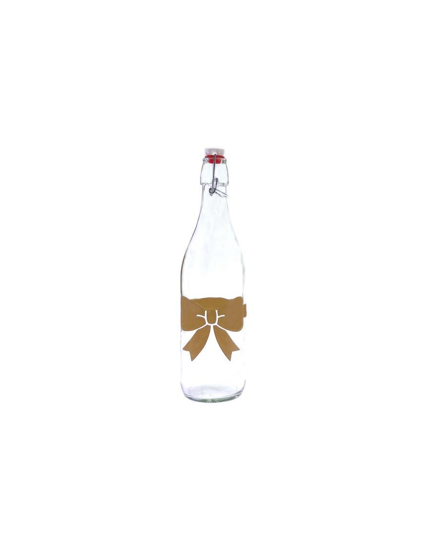 BOTTIGLIA SWING 1lt DECORO FIOCCO TORTORA